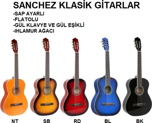 4/4 Klasik Gitar (günbatımı)