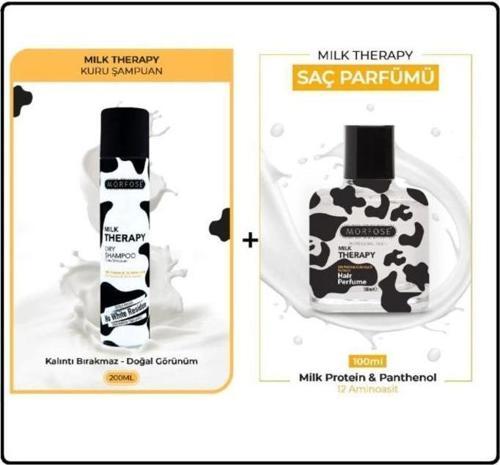 Milk Therapy Kuru Şampuan 200 ml + Milk Therapy Saç Parfümü 100 ml 2'li Set