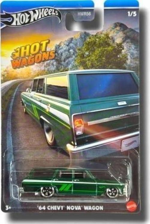 Premium Hot Wagons 64 Chevy Nova Wagon HRR89