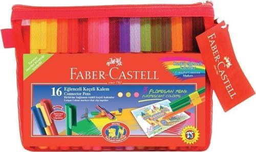 Eğlenceli Fermuarlı Keçeli Kalem 16 Renk 16882