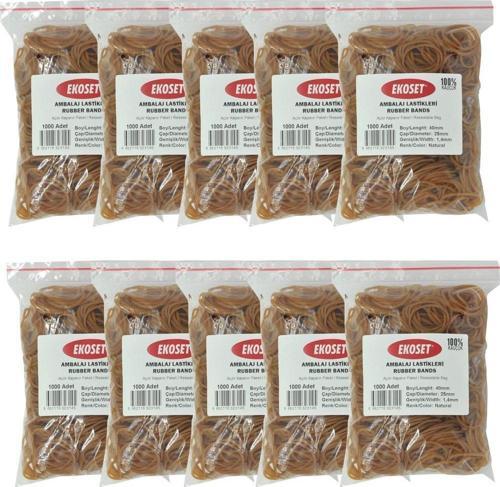 40mm Paket Ambalaj Maydanoz Para Lastiği 10.000 Adet