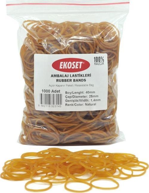 40mm Paket Ambalaj Toka Maydanoz Para Lastiği 1000 Adet