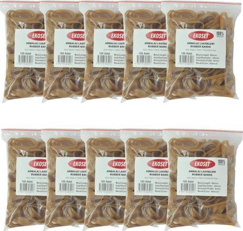 50x5mm Geniş Kauçuk Paket Ambalaj Lastiği 1.000 Adet