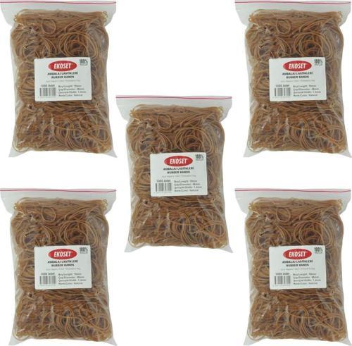 70mm Kauçuk Paket Ambalaj Para Lastiği 5.000 Adet
