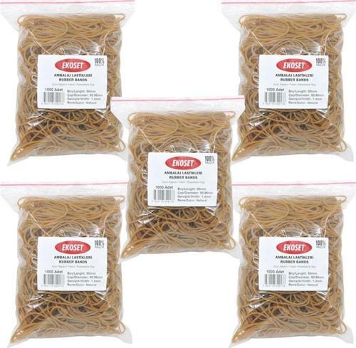 80mm Kauçuk Paket Ambalaj Lastiği 5.000 Adet