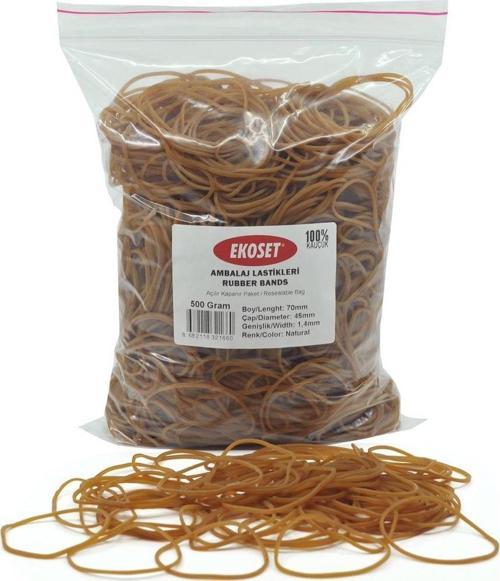 Kauçuk Paket Ambalaj Para Lastiği 70'lik 500 Gram 70mm