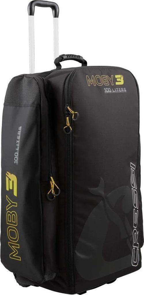 Moby 3 Tekerlekli Dalış Çantası BLACK/YELLOW-100 L