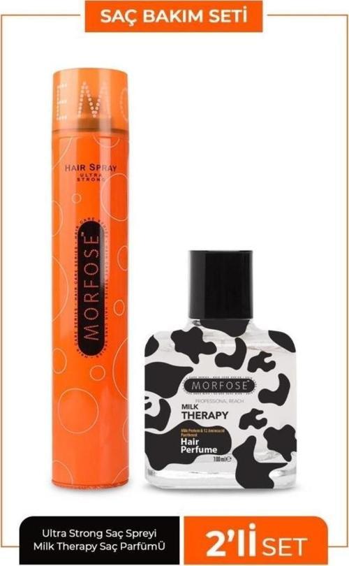 Milk Therapy Saç Parfümü 100 ml + Ultra Strong Saç Spreyi 400 ml