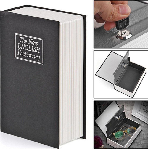 Kitap Görünümlü Kilitli Gizli Kasa Sözlük Kumbara