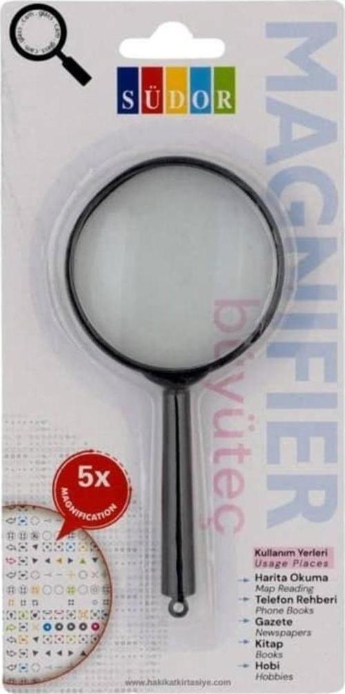 Cam Büyüteç 5X 60 mm