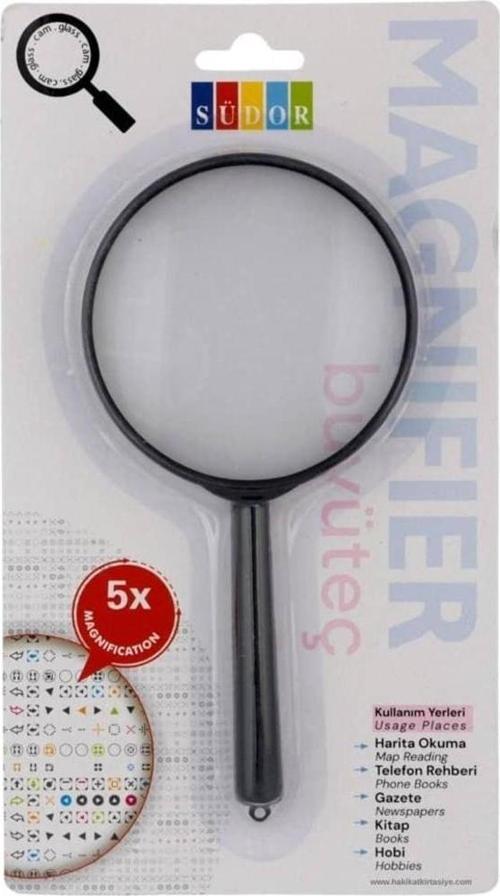 Cam Büyüteç 5X 90 mm