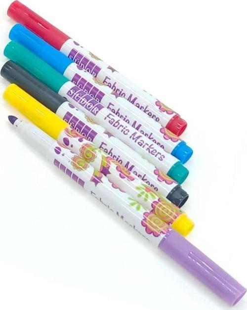 Kumaş Kalemi 6 Renk Fabric Marker