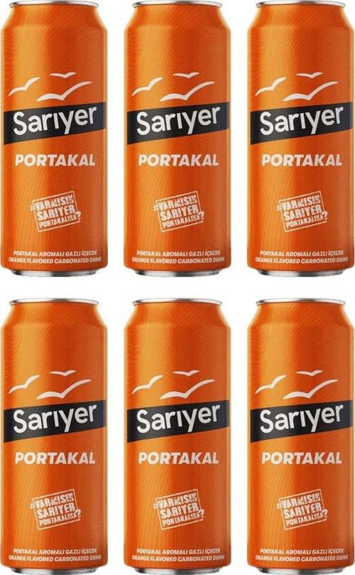 Portakal 330 ml Kutu 6 lı
