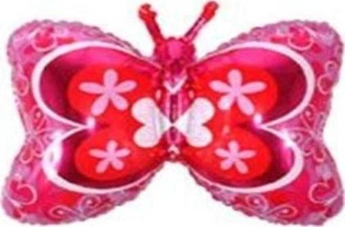 40" S.S Folyo Balon F-Butterfly 10'lu Paket-14141