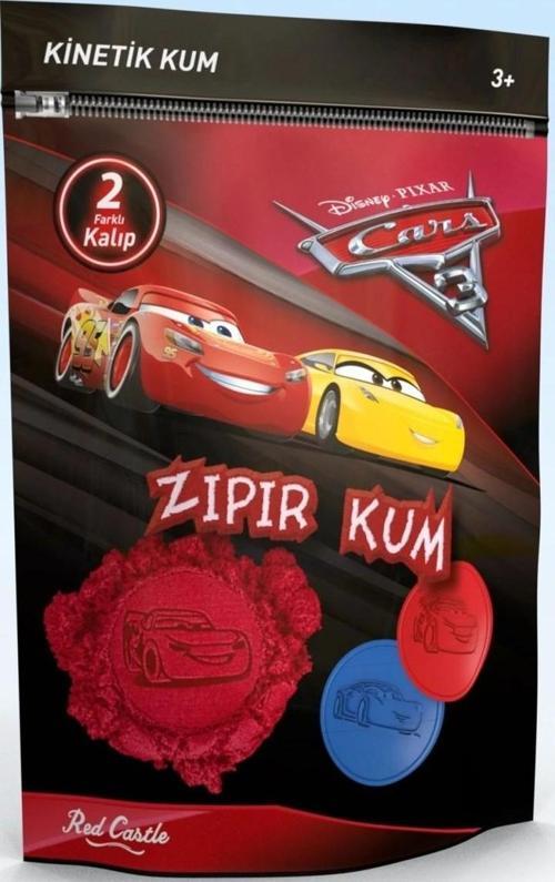 Disney Cars 3 Zıpır Kum Kırmızı 250 g-Red Castle ZKP250-02