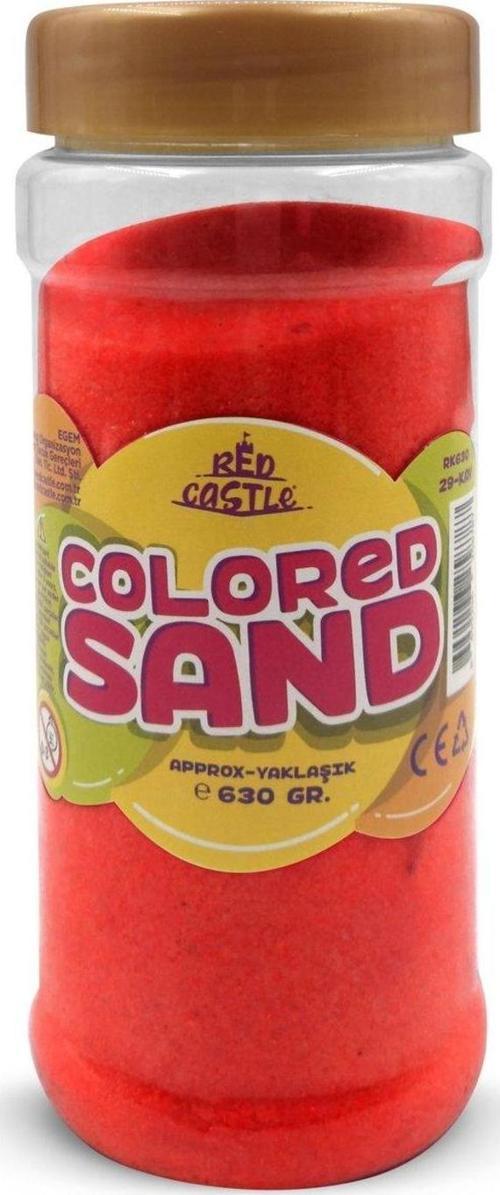 Renkli Kum Boyama Kumu 630 gram-Red Castle RK630-14-KAV