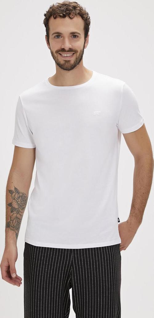 Solid T-Shirt Beyaz Basic Erkek Tişört 