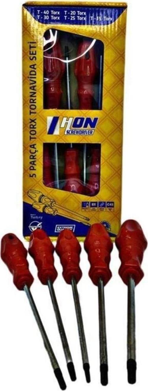 Hon 5 Parça Torx Tornavida Seti