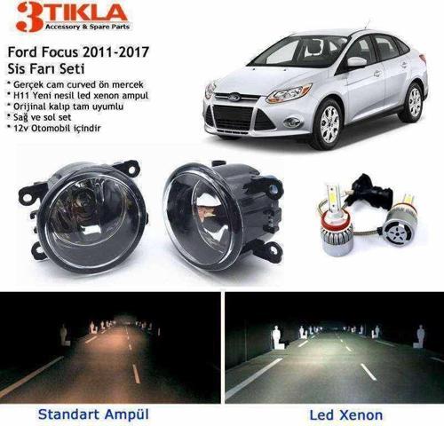 Focus 2011-2017 Beyaz Led Xenon Sis Farı Seti