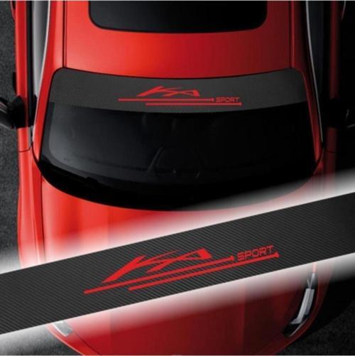Ford Ka İçin Uyumlu Aksesuar Oto Ön Cam Oto Sticker Karbon