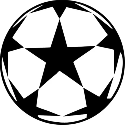 Futbol Topu Sticker Duvar Dekor Sticker 40 x 40 cm