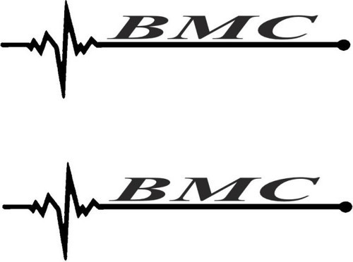 Nabız Ritm Oto Cam Sticker BMC 30 X 8 CM