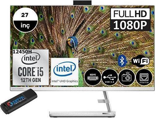Ideacentre Aıo 3 Intel Core I5-12450H 8gb 256GB SSD 27" Fhd IPS Freedos All In One Bilgisayar F0GJ00GSTXF01