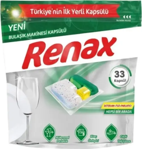 Bulaşık Makinesi Kapsülü Hepsi Bir Arada 33 Lü