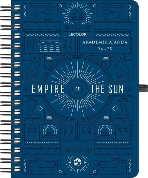 Akademik Ajanda 17x24 cm Spiralli 24/25 Empire Lacivert
