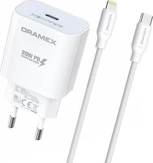 DPD20L Valence Type-C to Lightning Kablolu 20W PD Hızlı Şarj Aleti Set