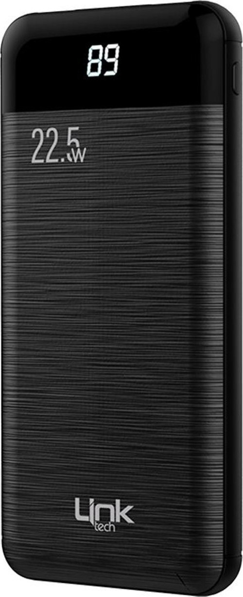 P118 10000 Mah Pd 22.5W Led Ekranlı Powerbank Siyah