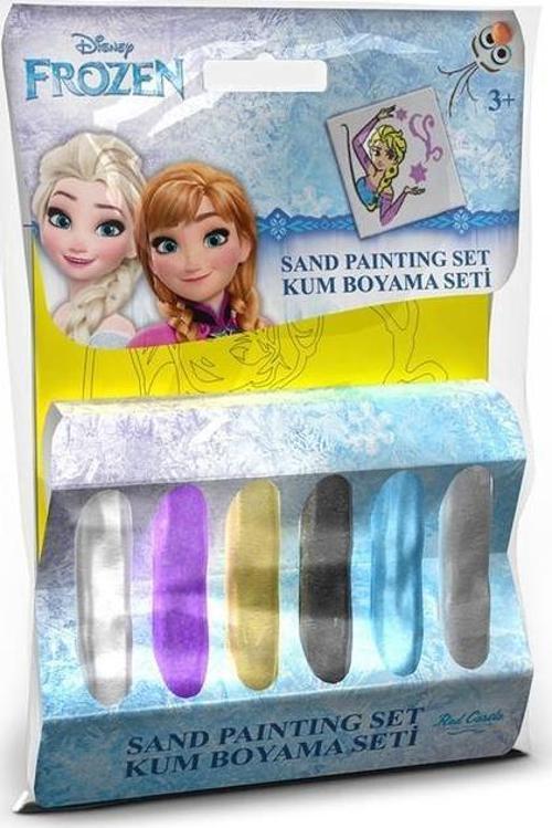 Disney Frozen Elsa Karlar Ülkesi Mini Kum Boyama Seti-Red Castle PM-05