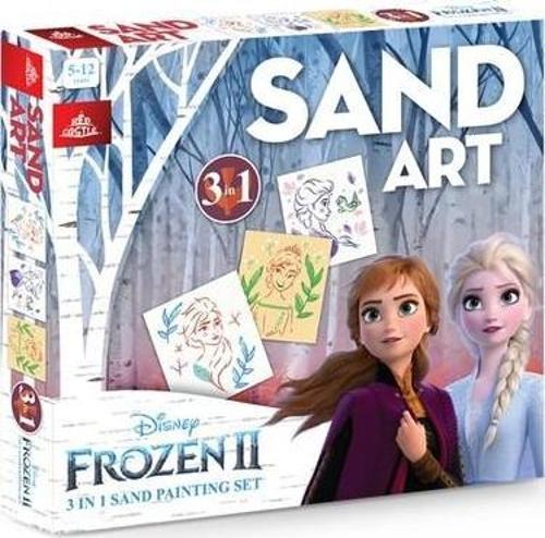 Disney Frozen II Yetişkin Kum Boyama Aktivite Seti, Sand Art-Red Castle YKL-100
