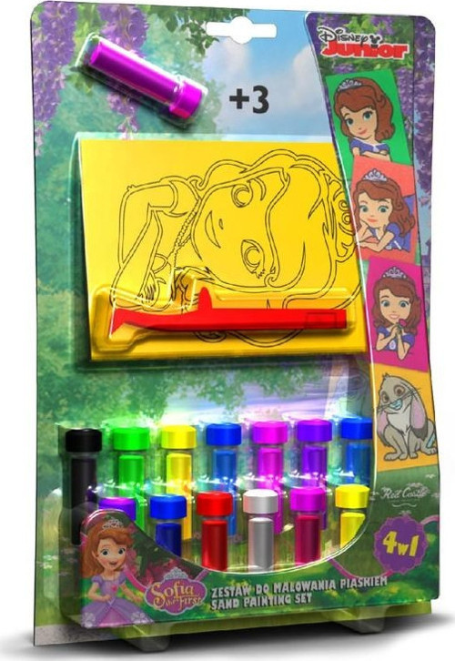 Eğitici ve Eğlenceli Kum Boyama Seti-Disney Sofia FM-11
