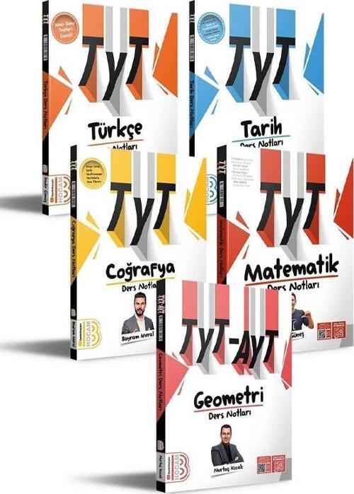 2025 TYT Türkçe - Tarih - Coğrafya - Matematik - Geometri Ders Notları Seti Benim Hocam