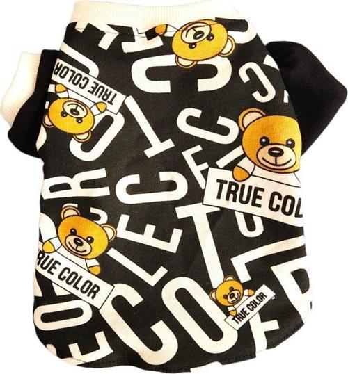 Kedi köpek kıyafeti elbisesi hırka ince sweatshirt (M Beden)