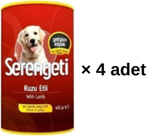 Köpek Konserve Kuzu Etli 400 gr (4 ADET)