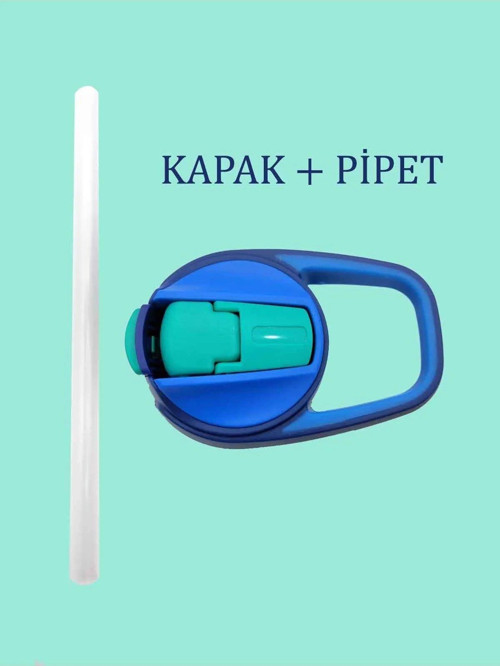 580 ml Ve 430 ml Mavi Yedek Kapak Pipet