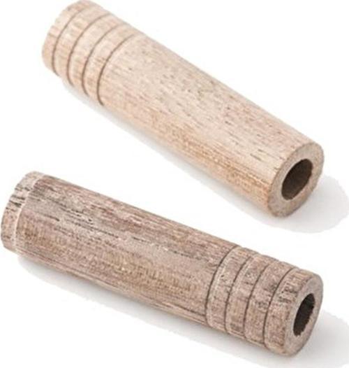 Truss Rod Cavity Plugs Walnut Grooved Drilled 2 Gitar Yedek Parça