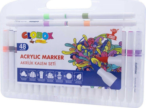 Akrilik Kalem Seti 48 Li 3688