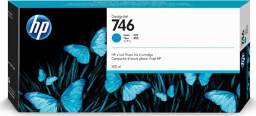 746 Cyan Mavi 300 Ml Plotter Kartuşu P2V80A