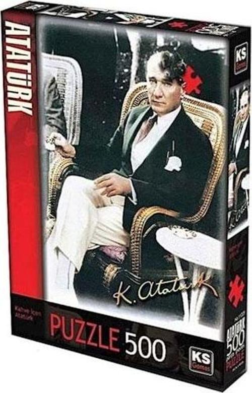 Puzzle 500 Parça Yetişkin Kahve İçen Atatürk 11205