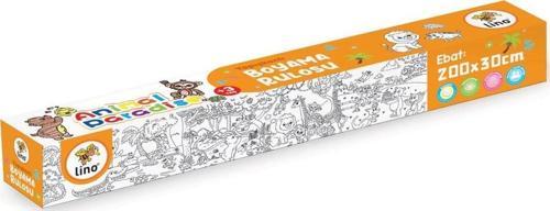 Yapışkanlı Boyama Rulosu Animal Paradı 200X30 Ls-201