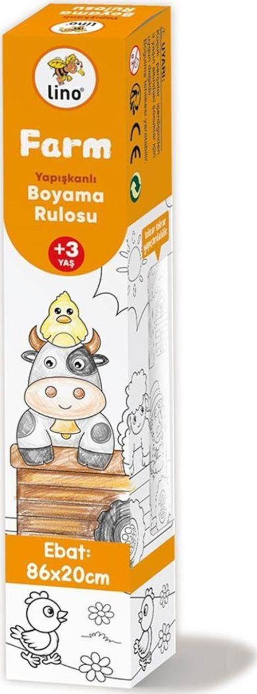 Yapışkanlı Boyama Rulosu Farm 86X20 Cm Ls-101