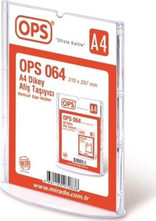 Afiş Taşıyıcı A4 Dikey Dp 064