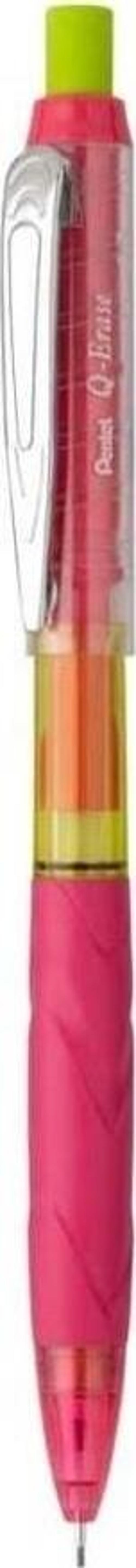Versatil Kalem (Mekanik Kurşun Kalem) Metal Klipsli Büyük Boy Silgili Q-Erase 0.7 Mm Pembe y-qe427-p