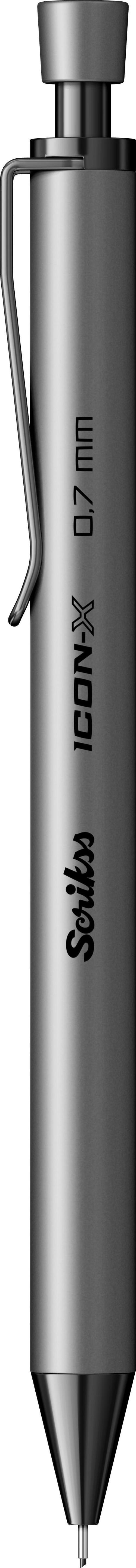 Versatil Kalem (Mekanik Kurşun Kalem) Icon-X Metal 0.7 Mm Antrasit (12 Li Paket)