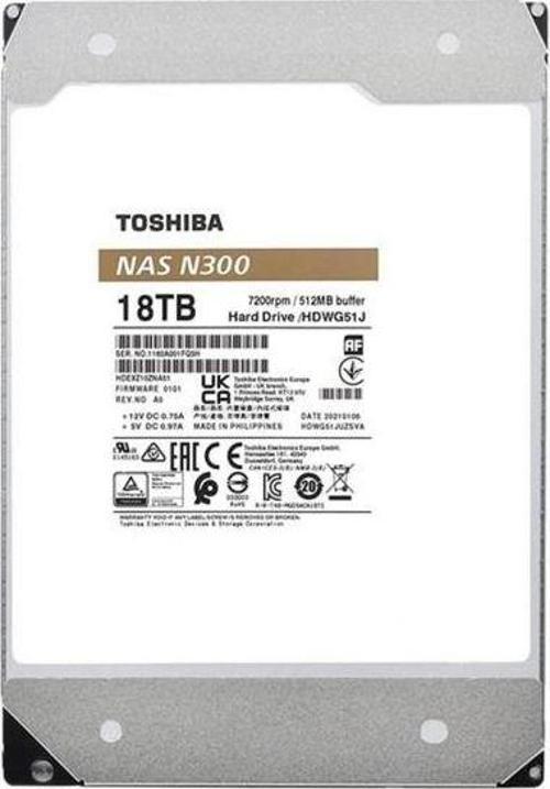 18Tb N300 Hdwg51Juzsva 7200 Rpm 512Mb Sata-3 Nas Diski Harddisk