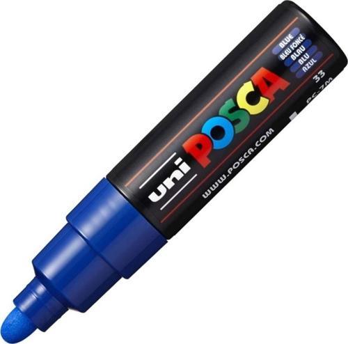 Posca Su Bazlı Boyama Kalemi 4.5-5.5 Mm Poster Markörü Mavi pc-7m (6 Lı Paket)