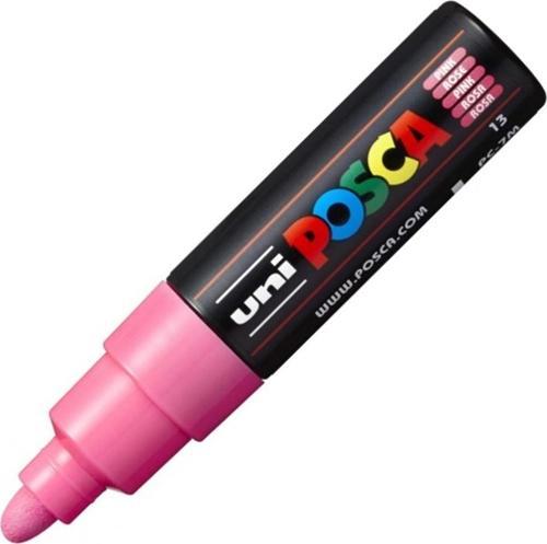 Posca Su Bazlı Boyama Kalemi 4.5-5.5 Mm Poster Markörü Pembe pc-7m (6 Lı Paket)